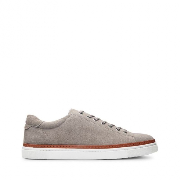 WOLVERINE | MEN'S BLVD LOW SNEAKER-Gray Suede