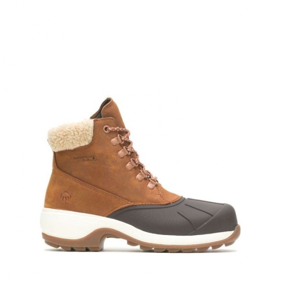 WOLVERINE | WOMEN'S FROST INSULATED BOOT-Cognac Leather