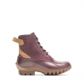 WOLVERINE | WOMEN'S TORRENT WATERPROOF DUCK BOOT-Burgundy Oxblood