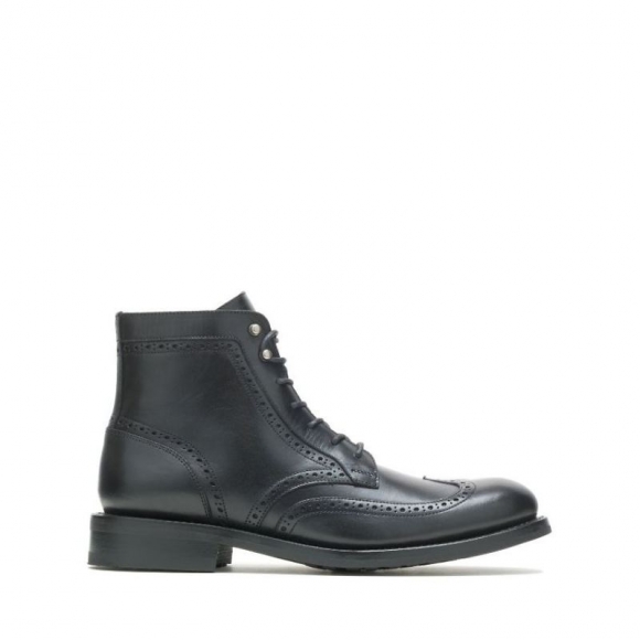 WOLVERINE | MEN'S BLVD WING TIP BOOT-Black