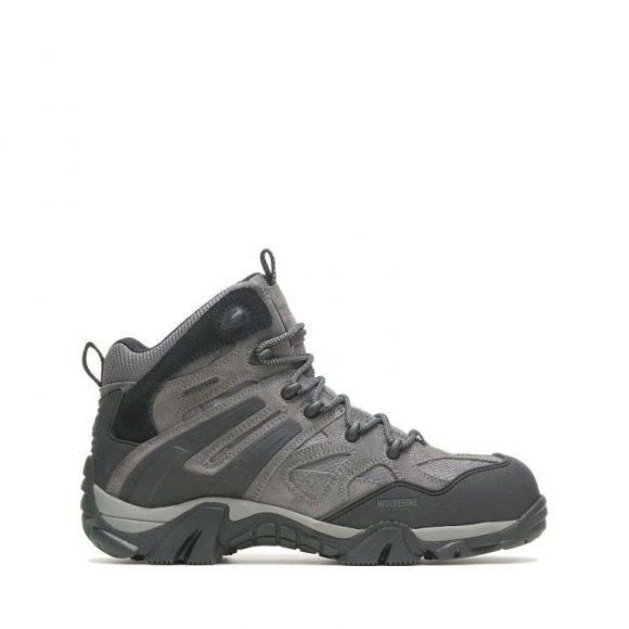 WOLVERINE | MEN'S WILDERNESS COMPOSITE TOE BOOT-Charcoal Grey