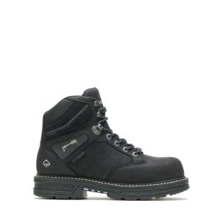 WOLVERINE | MEN'S METALLICA SCHOLARS COLLECTION - HELLCAT ULTRASPRING CARBONMAX WORK BOOT-Black