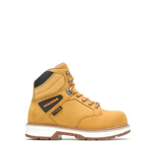 WOLVERINE | MEN'S HELLCAT ULTRASPRING 6" CARBONMAX WORK BOOT-Wheat