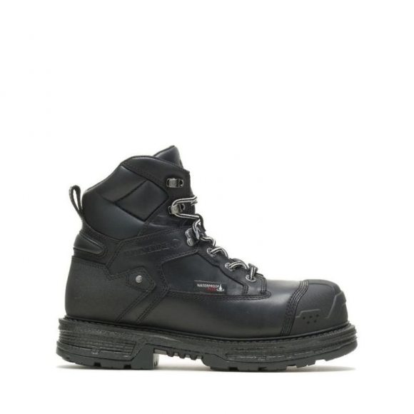 WOLVERINE | MEN'S HELLCAT ULTRASPRING HEAVY DUTY 6" CARBONMAX WORK BOOT-Black