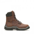 WOLVERINE | MEN'S RAIDER DURASHOCKS WATERPROOF 8" MET-GUARD WORK BOOT-Peanut